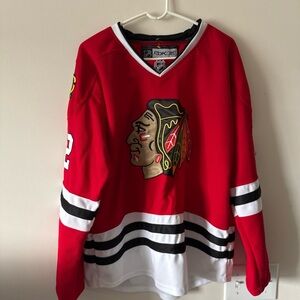 CCM Red and White Hockey Jersey